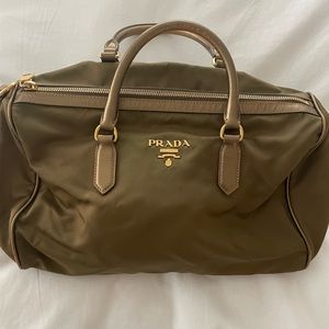 Beautiful Prada bag- authentic. Golden bronze color. Excellent condition.